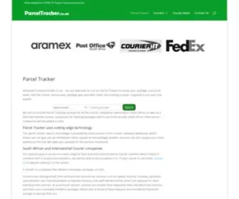 Parceltracker.co.za(Parcel Tracker) Screenshot
