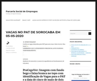 Parceriasocialdeempregos.com.br(Parceriasocialdeempregos) Screenshot