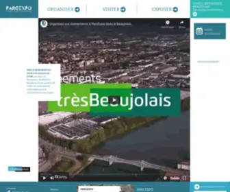 Parcexpo-Villefranche.com(Parc événementiel du Beaujolais) Screenshot