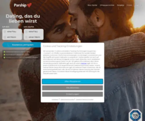 Parchip.de(Dating mit Parship) Screenshot