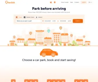 Parclick.com(Online parking reservations) Screenshot
