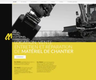 Parcmat.com(Parc Materiel) Screenshot