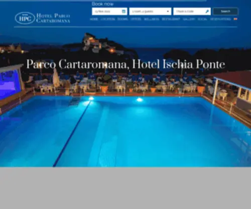 Parcocartaromana.it(The Parco Cartaromana Hotel) Screenshot