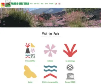 Parcoetna.it(Parco dell'Etna) Screenshot
