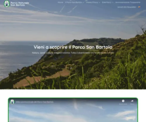 Parcosanbartolo.it(Parco naturale monte san bartolo) Screenshot