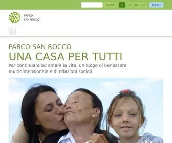 Parcosanrocco.ch(Parco San Rocco) Screenshot