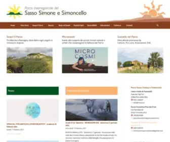 Parcosimone.it(Ente Parco Sasso Simone e Simoncello) Screenshot