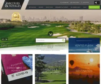 Parcours-Voyages.fr(Séjours et Voyages Golf) Screenshot