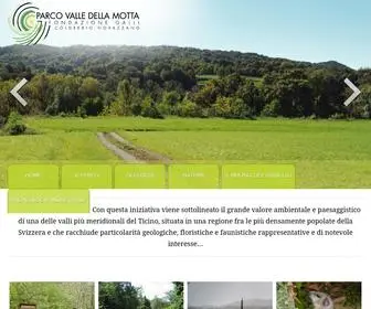 Parcovalledellamotta.ch(Parco valle della Motta) Screenshot