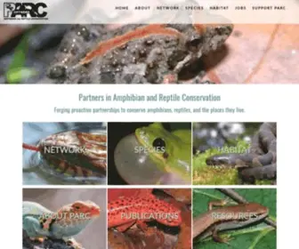 ParcPlace.org(Partners in Amphibian and Reptile Conservation) Screenshot