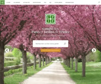 Parcsetjardins.fr(Comitï¿½) Screenshot