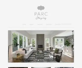 Parcstaging.com(PARC Staging) Screenshot