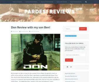 Pardesireviews.com(Passionate about Indian cinema) Screenshot