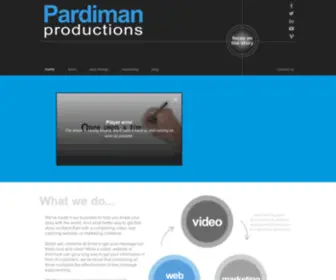 Pardimanproductions.com(Pardiman Productions) Screenshot