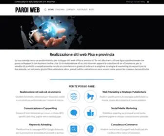 Pardiweb.it(Realizzazione siti web Pisa e sviluppo eCommerce) Screenshot