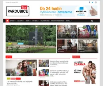 Pardubicezive.eu(Aktuálně Pardubice) Screenshot