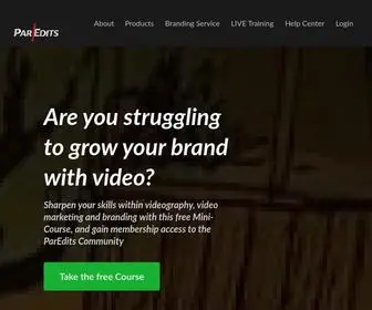 Paredits.com(Helping brands succeed and grow) Screenshot