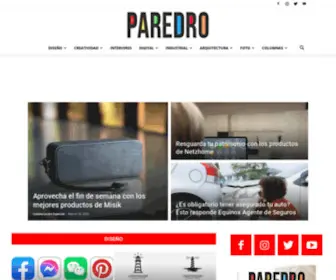 Paredro.com(Revista de Diseño Estratégico) Screenshot