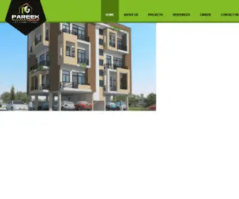 Pareekgroups.com(Top Best real estate builders and developers & IT Park in jaipur India) Screenshot