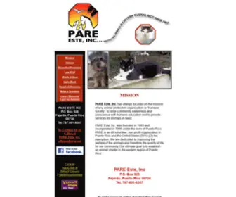 Pareeste.org(Pare Este Inc) Screenshot