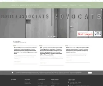Pareja-Advocats.com(Pareja & Associats) Screenshot