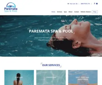 Paremataspa.co.nz(Paremata Spa & Pool) Screenshot