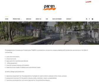 Paren.pl(Przedsiębiorstwo Innowacyjno) Screenshot