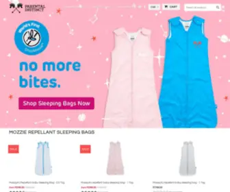 Parental-Instinct.com(Clever clothes for babies & toddlers online) Screenshot