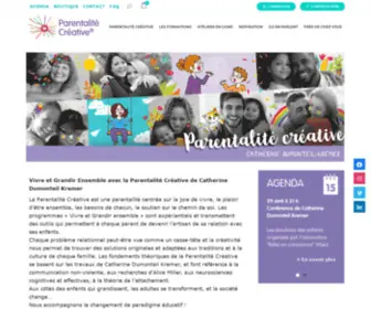 Parentalitecreative.com(La Parentalité Créative) Screenshot