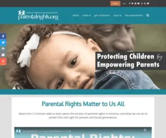 Parentalrights.org(Parental Rights) Screenshot