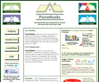 Parentbooks.ca(Parentbooks Home) Screenshot