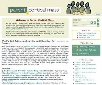 Parentcorticalmass.com(Parent Cortical Mass) Screenshot