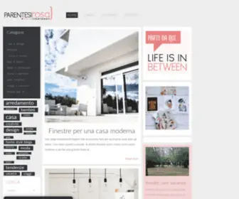 Parentesirosa.it(Blog arredamento e interior design) Screenshot