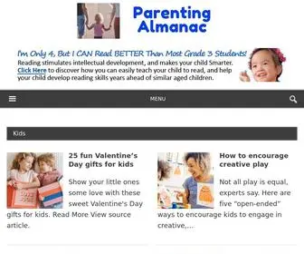 Parentingalmanac.com(ParentingAlmanac) Screenshot