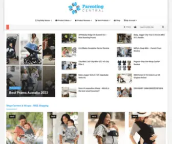 Parentingcentral.com.au(Life, Prams & Product Reviews) Screenshot