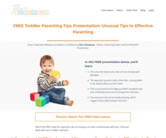Parentingcode.com(FREE Toddler Parenting Tips Presentation) Screenshot