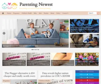 Parentingnewest.com(Everything you need to know about parenting) Screenshot