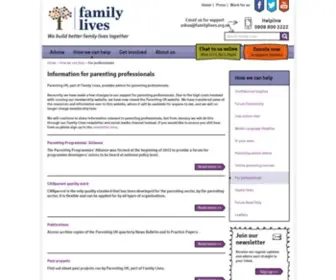 Parentinguk.org(Family Lives) Screenshot