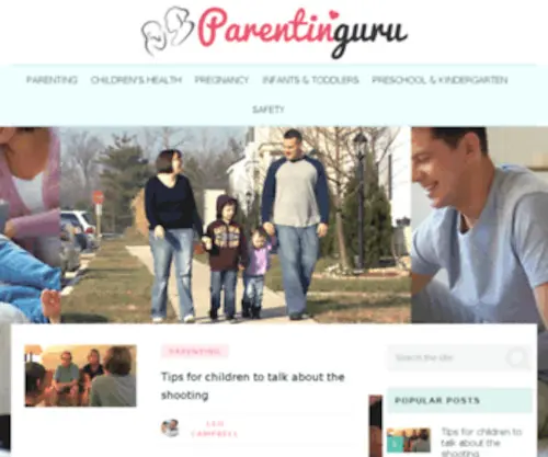 Parentinguru.com(Parenting tips and ideas) Screenshot