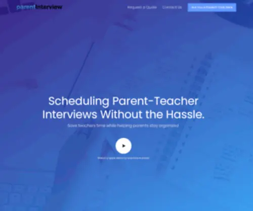 Parentinterview.com(Online Parent Teacher Interview Scheduling) Screenshot