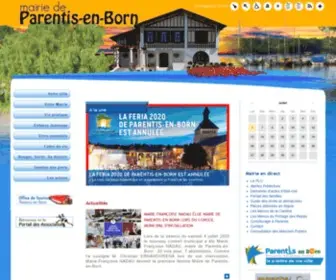 Parentis.com(Mairie de Parentis en Born) Screenshot