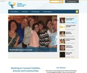 Parentmentors.org(Georgia Parent Mentor Partnership) Screenshot