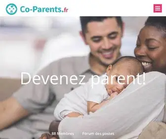 Parentoo.com(Site de rencontre pour futurs parents) Screenshot