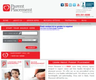 Parentplacement.com(Senior Living) Screenshot