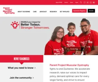 Parentprojectmd.org(Parent Project Muscular Dystrophy (PPMD)) Screenshot