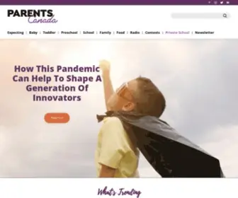 Parentscanada.com(Home) Screenshot