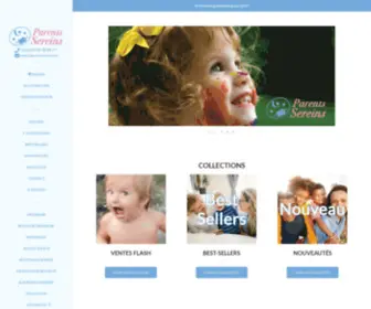 Parentssereins.com(Boutique pour Jeunes et Futurs Parents) Screenshot