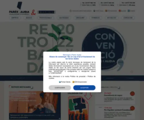 Paresiaubia.com(Parés) Screenshot