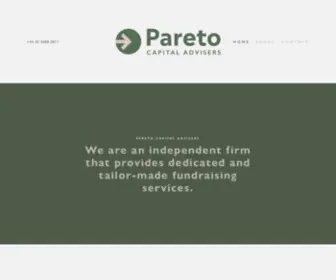 Pareto-Capital.com(Pareto Capital Advisers) Screenshot