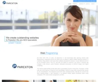 Parexton.com(Dental Web Design Service) Screenshot